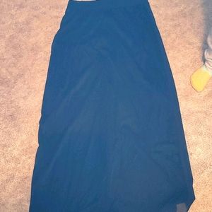 Maurices XS black maxi skirt